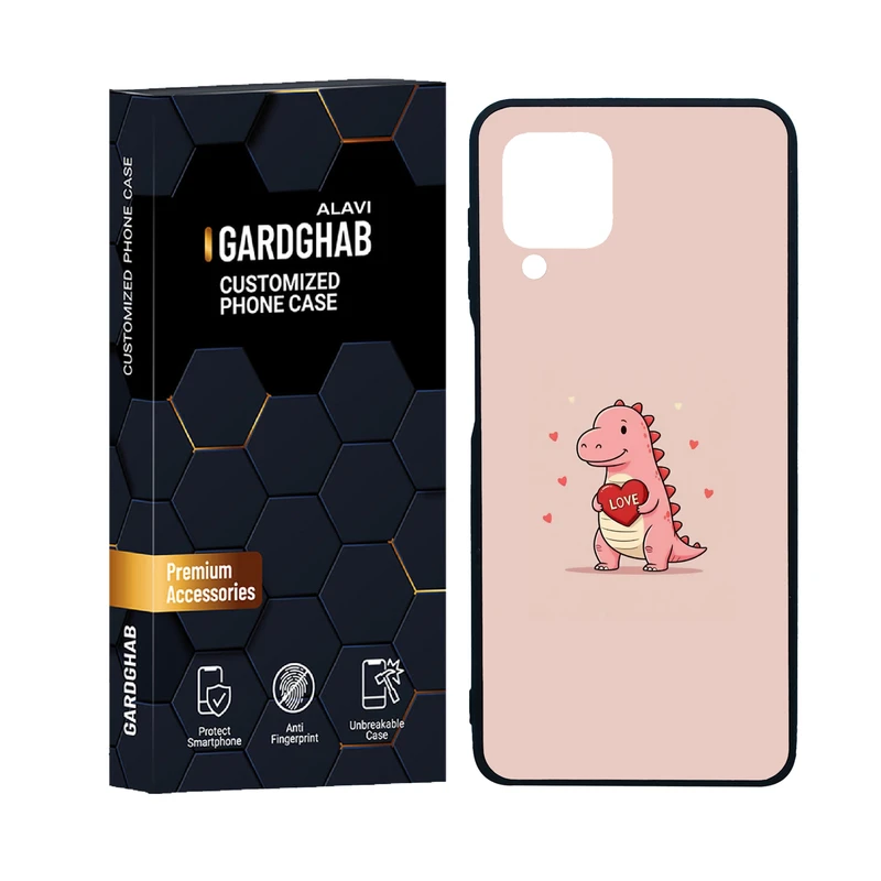 کاور گارد قاب علوی مدل دورژله ای عاشقانه مناسب برای گوشی موبایل سامسونگ Galaxy F22