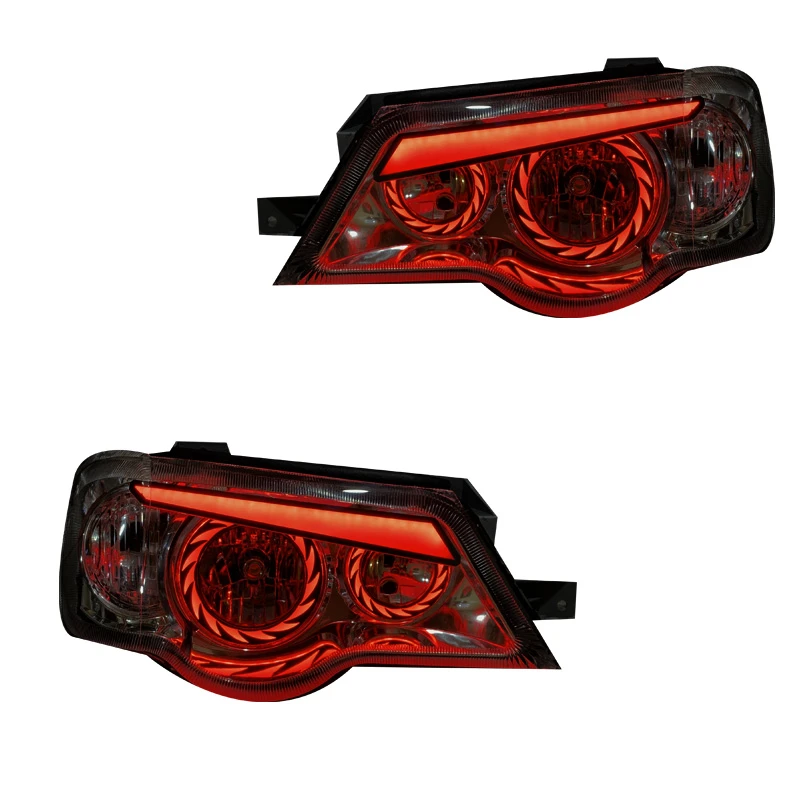 چراغ جلو خودرو گروه پژوهش صنعت مدرن مدل Angry-R مناسب برای پراید 111 و 132 بسته دو عددی