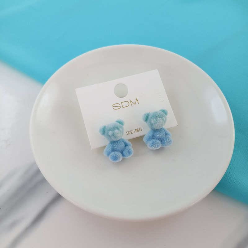 گوشواره دخترانه مدل خرسی کد J206 گوشواره دخترانه مدل خرسی کد J206