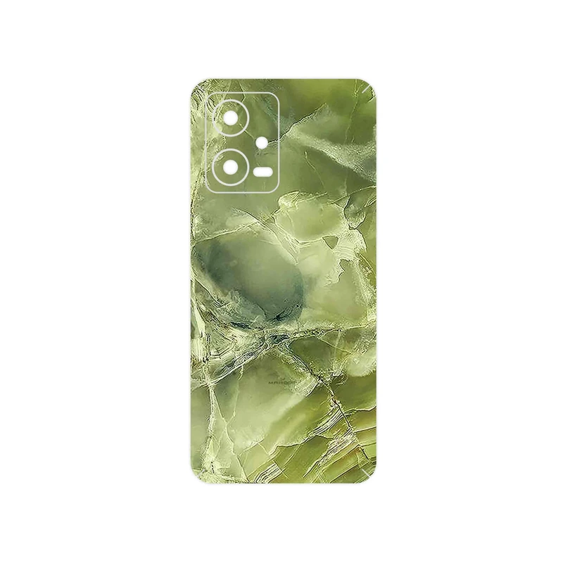 برچسب پوششی ماهوت مدل Green_Crystal_Marble مناسب برای گوشی موبایل شیائومی Poco X5