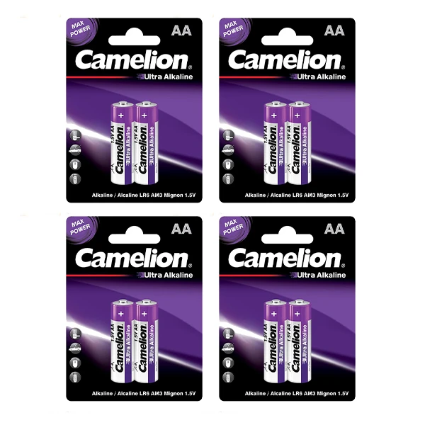 باتری قلمی کملیون مدل اولترا آلکالاین بسته 8 عددی