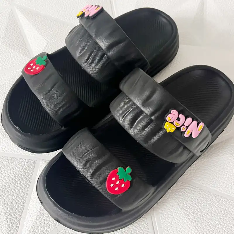 دمپایی زنانه مدل دوبنده استیکری کد 23500000+