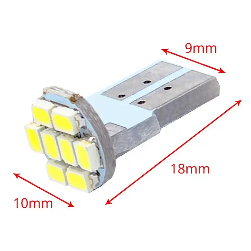 لامپ پلاک خودرو اچ اف دی مدل 8SMD بسته دو عددی
