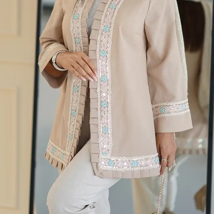 مانتو زنانه السانا مدل پیچک کد 182608