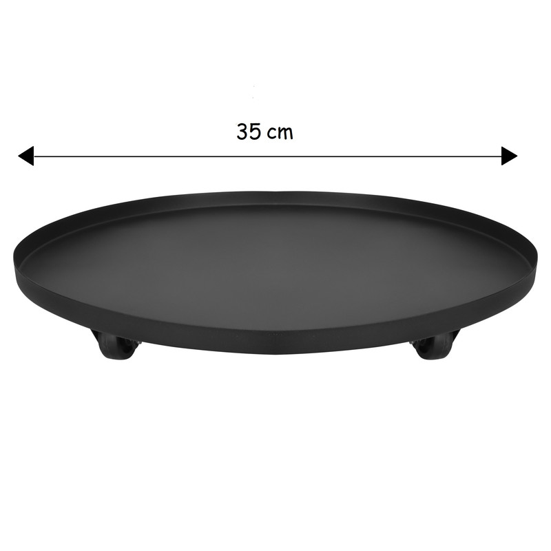 زیرگلدانی مدل چرخ دار سایز 35 سانتی متر