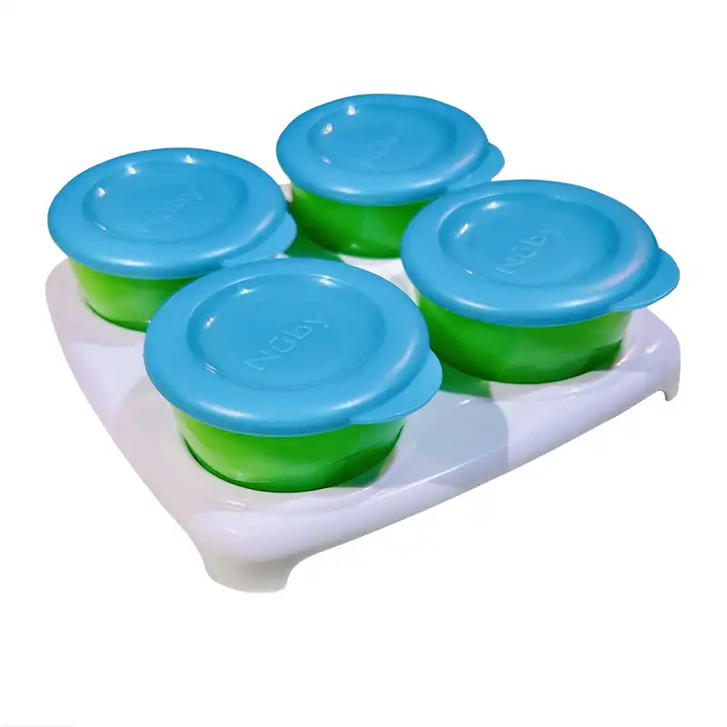 ظرف غذای نوزاد نوبی مدل Garden Fresh کد 2024 بسته 4 عددی