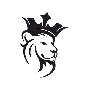 برچسب بدنه خودرو آداک طرح شیر تاج رخ راست کد Lintgb03