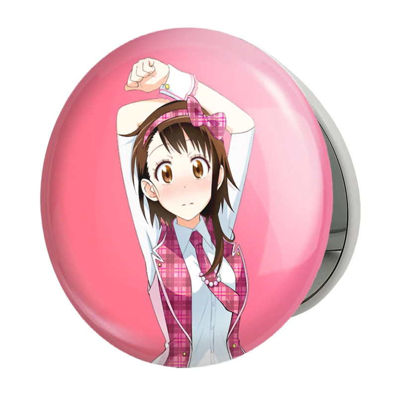 آینه جیبی خندالو طرح اونودرا انیمه عشق دروغین مدل تاشو کد 17211 