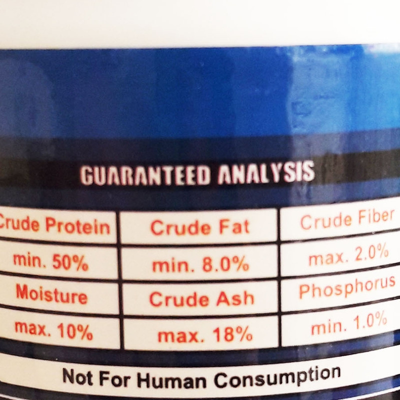 غذا ماهی هیکاری مدل Didcus bites وزن 150 گرم