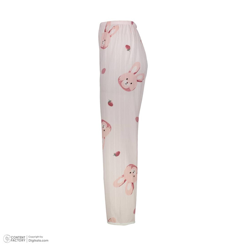 ست 3 تکه لباس زنانه مدل خرگوشک رنگ صورتی