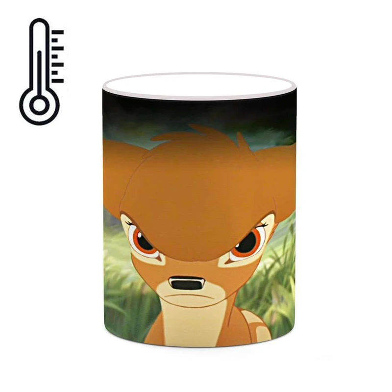 ماگ حرارتی کاکتی مدل کارتون Bambi کد mgh22226