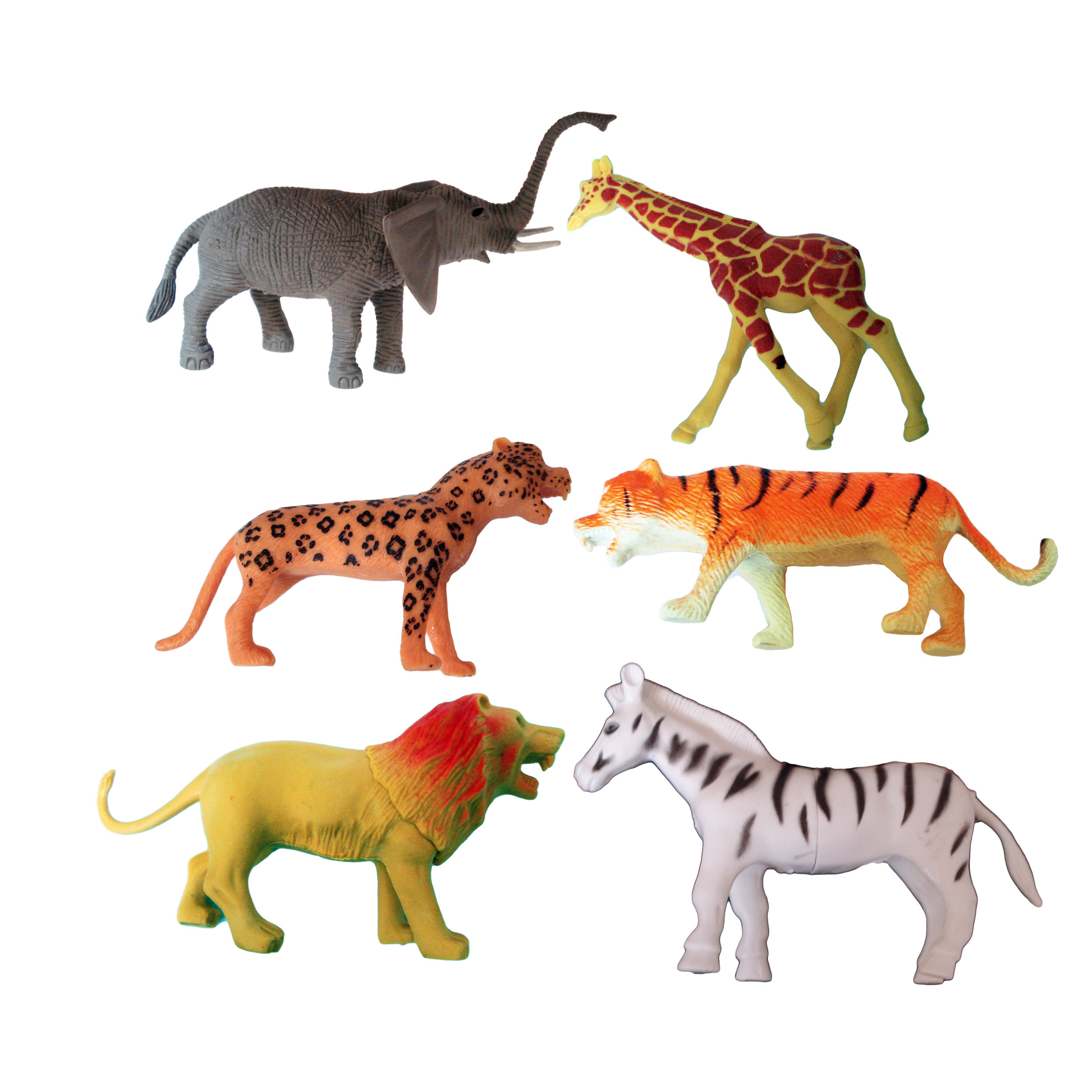 فیگور حیوانات مدل ANIMAL WORLD کد 421 بسته 6 عددی
