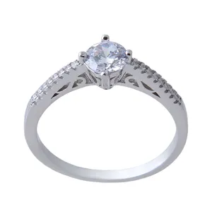      انگشتر نقره زنانه بازرگانی میلادی کد AWR-393