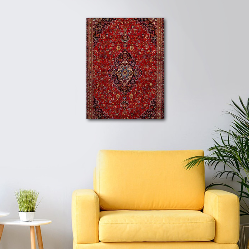 تابلو شاسی عرش مدل فانتزی طرح سنتی فرش ایرانی کد As4441 تابلو شاسی عرش مدل فانتزی طرح سنتی فرش ایرانی کد As4441