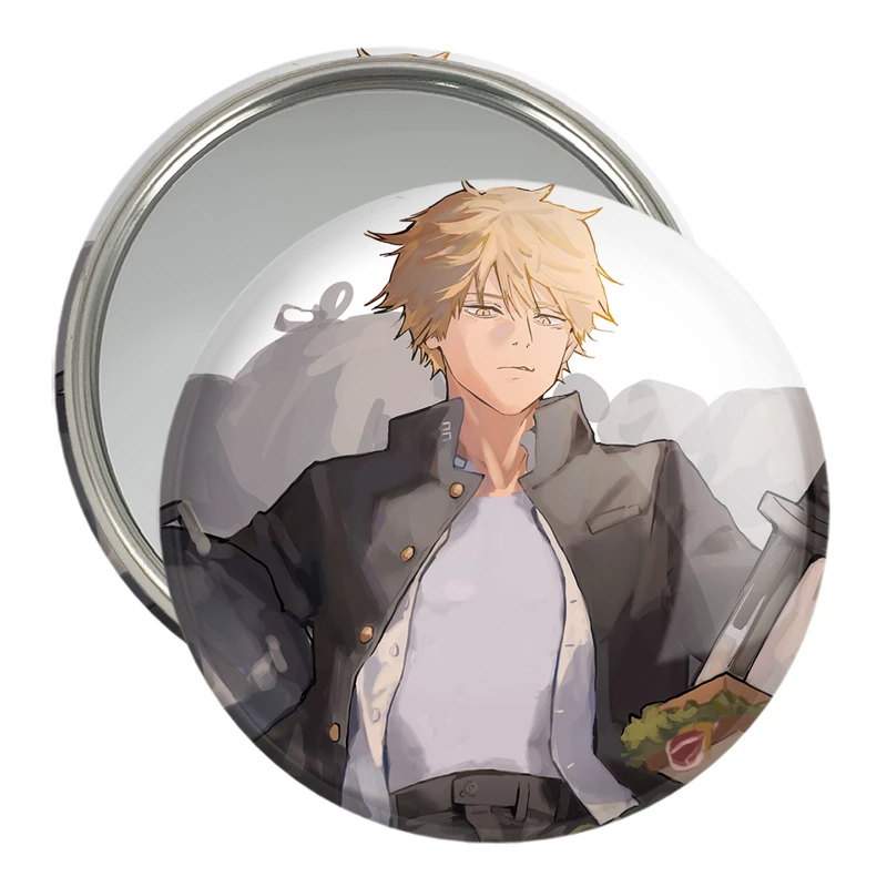 آینه جیبی خندالو مدل دنجی انیمه مرد اره ای Chainsaw Man  کد 17856