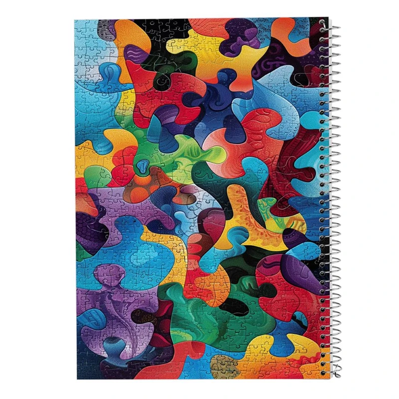 دفتر شطرنجی 50 برگ مدوپد طرح اشکال فانتزی کد DF16195