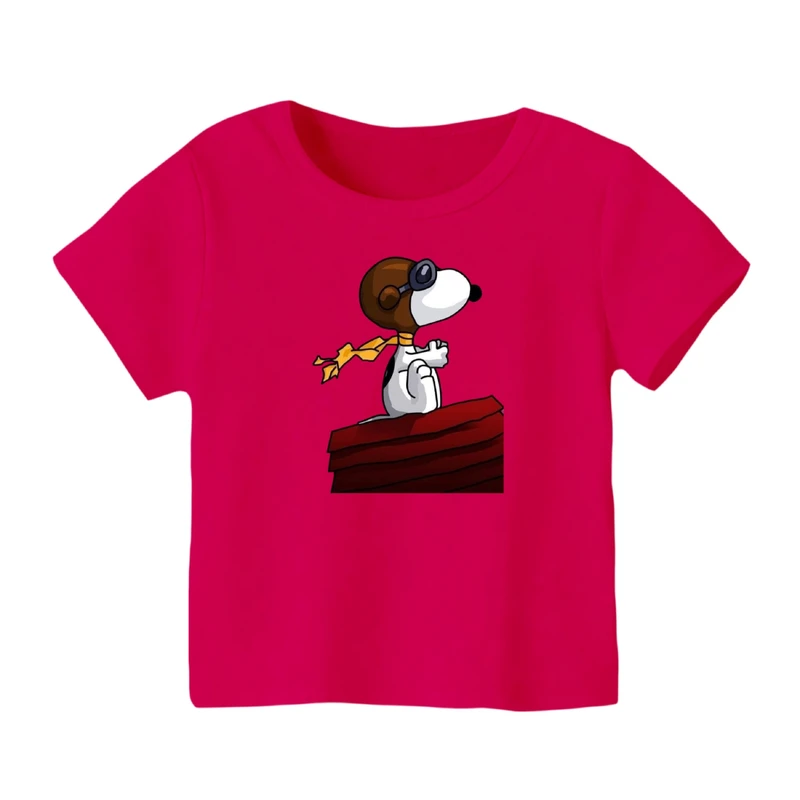 تی شرت آستین کوتاه بچگانه مدل اسنوپی کد ۵۶