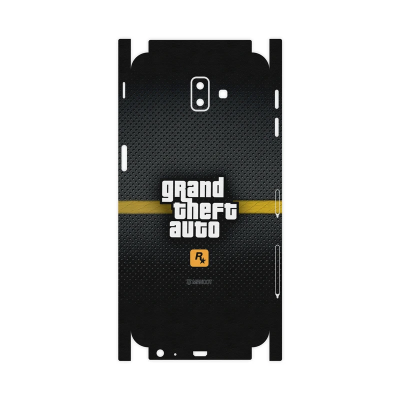 برچسب پوششی ماهوت مدل GTA-Game-FullSkin مناسب برای گوشی موبایل سامسونگ Galaxy J6 Plus