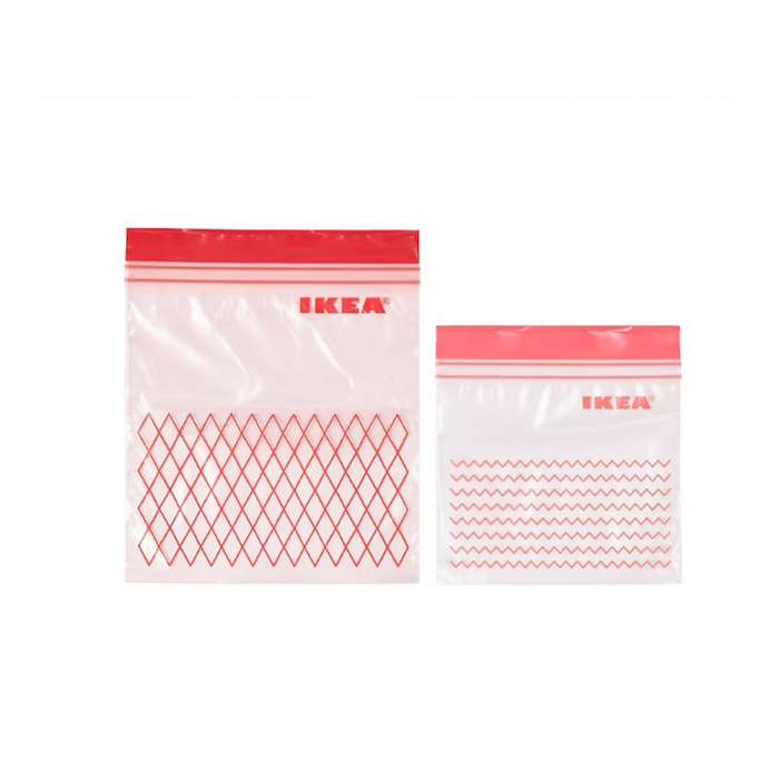 کیسه زیپ دار ایکیا مدل 392 بسته 60 عددی