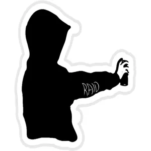 استیکر لپ تاپ طرح Raid Artist کد ST1524