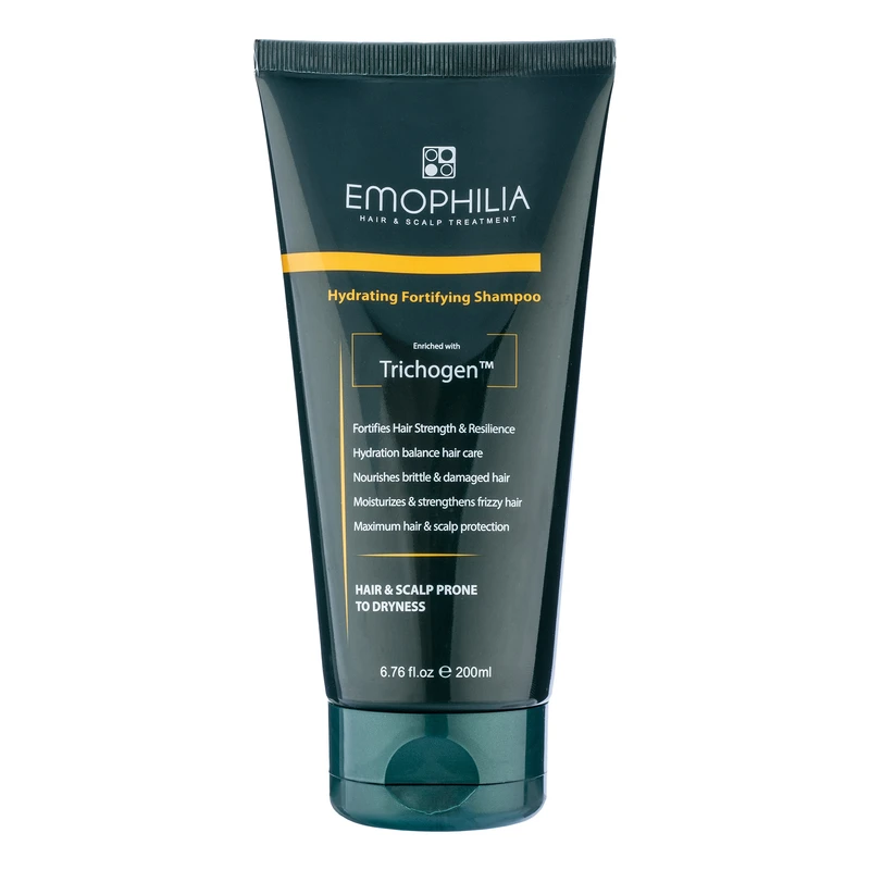 شامپو ضد ریزش مو اموفیلیا مدل Trichogen مناسب برای موهای خشک حجم 200 میلی لیتر