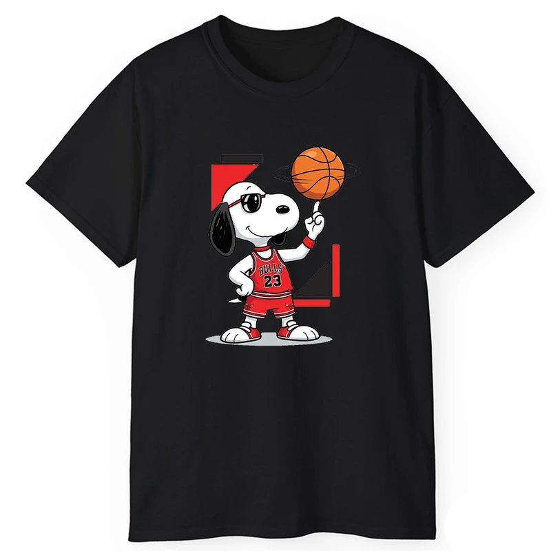 تی‌شرت آستین کوتاه مردانه پاد آفرین مدل اسنوپی حرفه ای