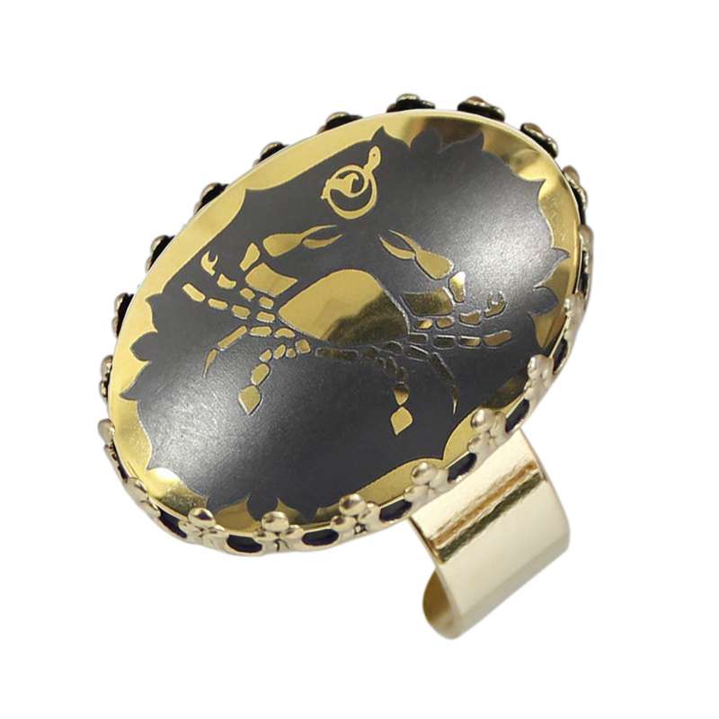 انگشتر زنانه مدل حدید تیر ماه کد 7977