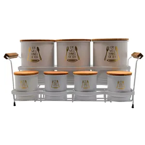 ست جا ادویه 7 پارچه مدل WH_EATWELL کد E_8100