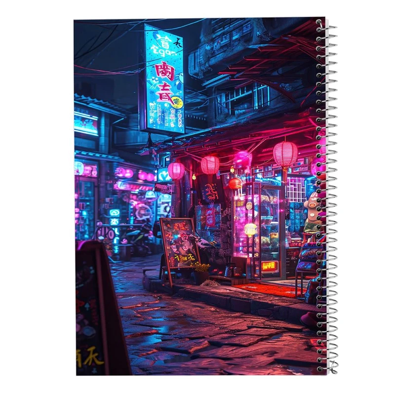 دفتر ژورنال نویسی 50 برگ مدوپد مدل نقطه ای طرح شهر کد DF17412