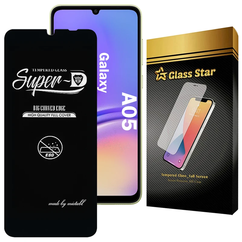 محافظ صفحه نمایش گلس استار مدل SUPERDNS مناسب برای گوشی موبایل سامسونگ Galaxy A05