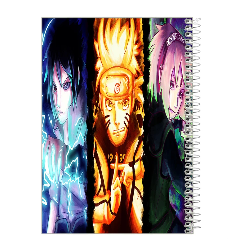 دفتر زبان 60 برگ طرح انیمه ناروتو