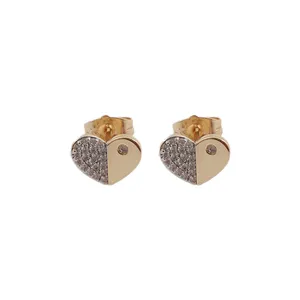 گوشواره زنانه ژوپینگ مدل قلب کد AAC-39