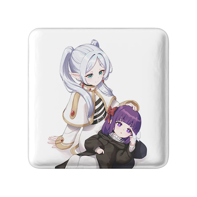 مگنت خندالو طرح انیمه فریرن (Frieren) مدل مربعی کد 32578