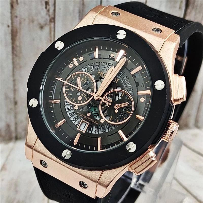 ساعت مچی عقربهای مردانه مدل اسکلتون بیگ بنگ رینگ دار 03 - - 2