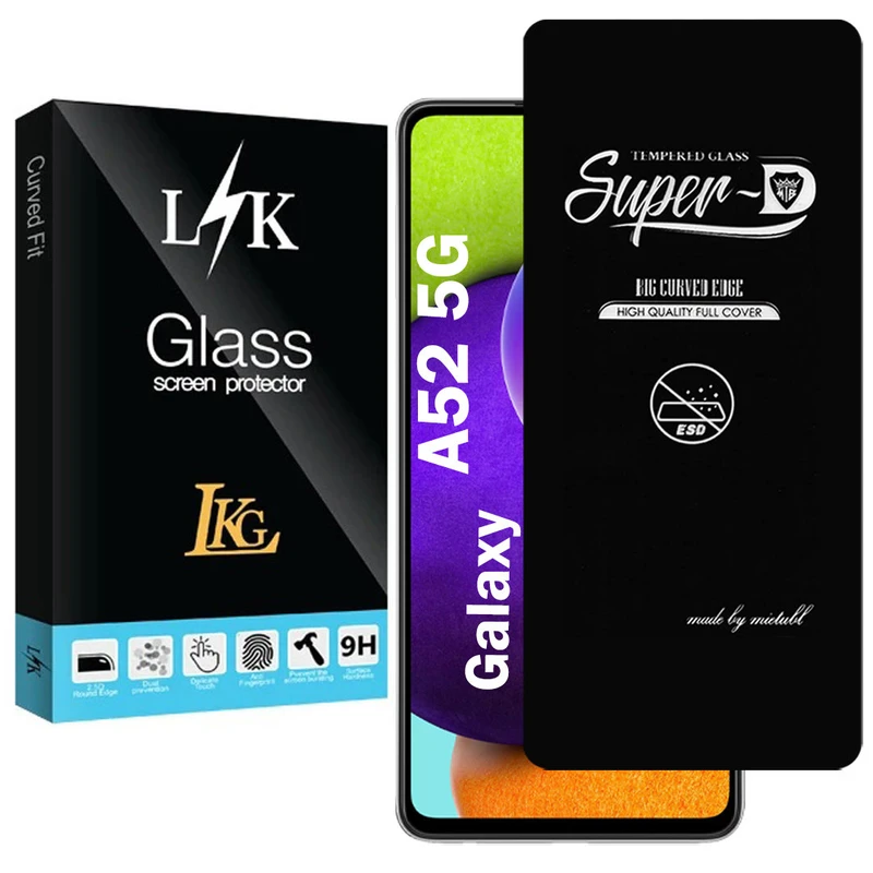 محافظ صفحه نمایش شیشه ای ال کا جی مدل SupD-Lk مناسب برای گوشی موبایل سامسونگ Galaxy A52 5G