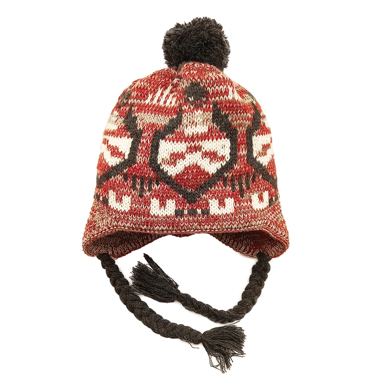 کلاه بافتنی بچگانه کولزیون مدل هندسی کد 61803