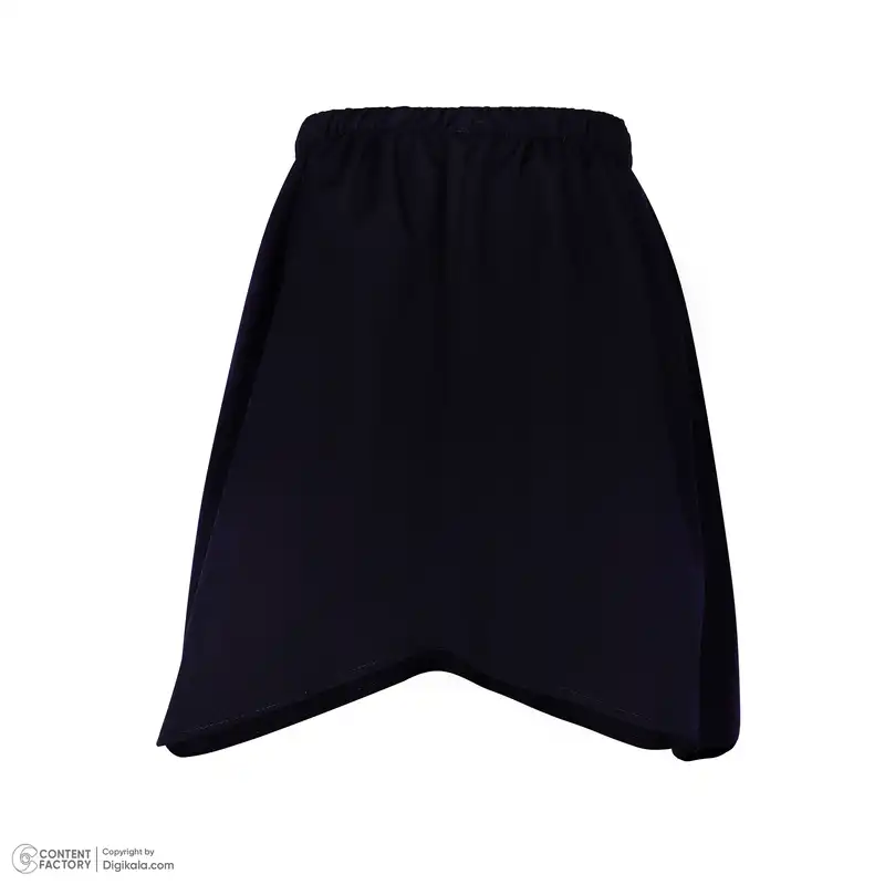 دامنک چیندار زنانه مدل 018 رنگ سرمهای