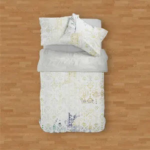 سرویس روتختی مدوپد طرح گلیم مدل mod00010 یک نفره 4 تکه