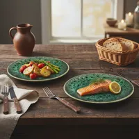 پیش دستی سرامیکی بومی مدل ماربل مجموعه 2 عددی