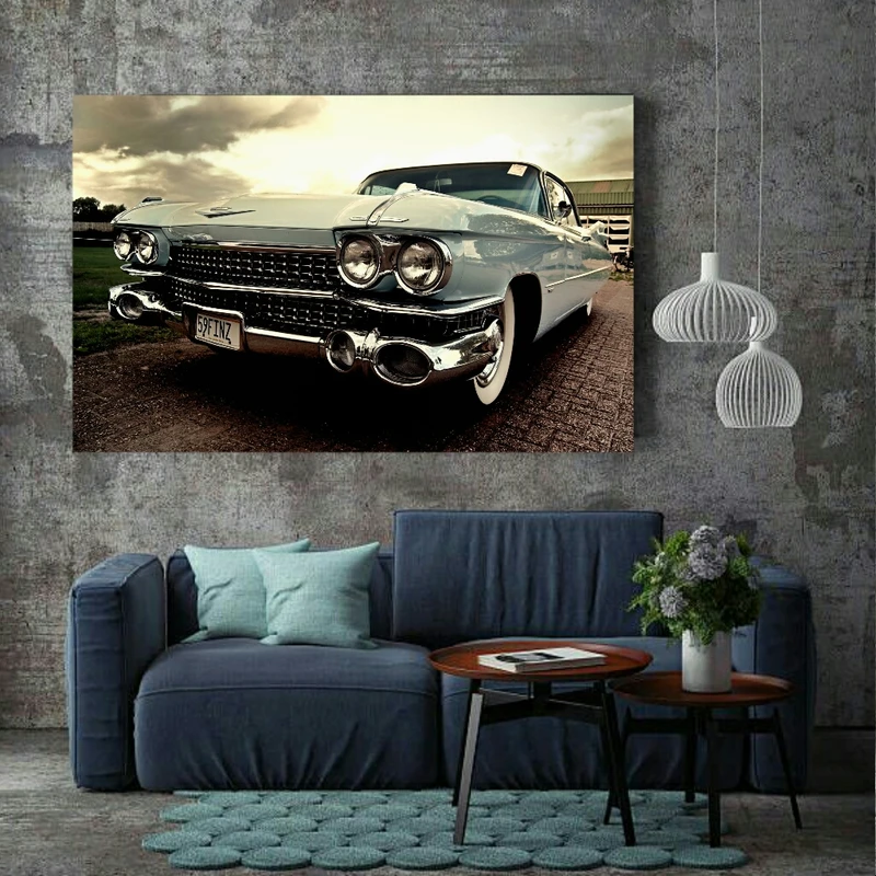  پوستر دیواری طرح ماشین کلاسیک مدل PO1410
