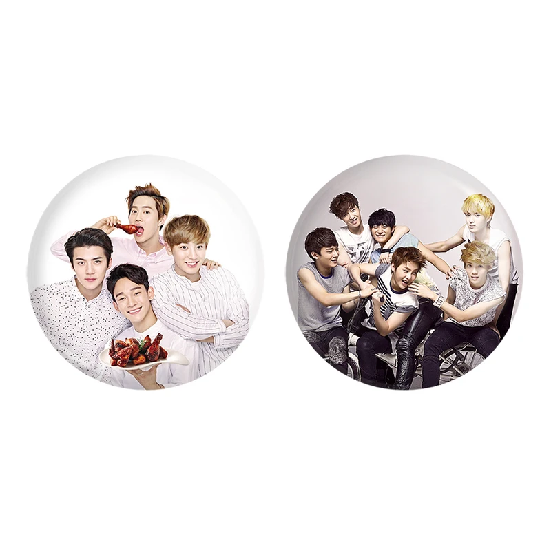 مگنت خندالو طرح گروه اکسو EXO کد 1365113652 مجموعه 2 عددی