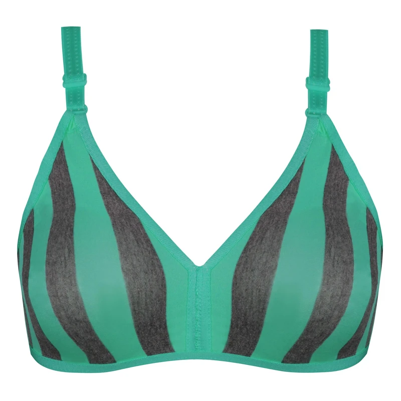 سوتین زنانه ماییلدا مدل راه‌راه بدون فنر کد 5046