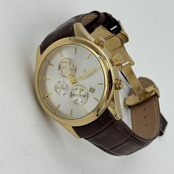 ساعت مچی عقربه‌ای مردانه کوارتز کرنوگراف رومانسون مدل سه موتوره 43007