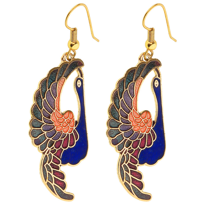 گوشواره دخترانه مدل پرنده گوشواره دخترانه مدل پرنده