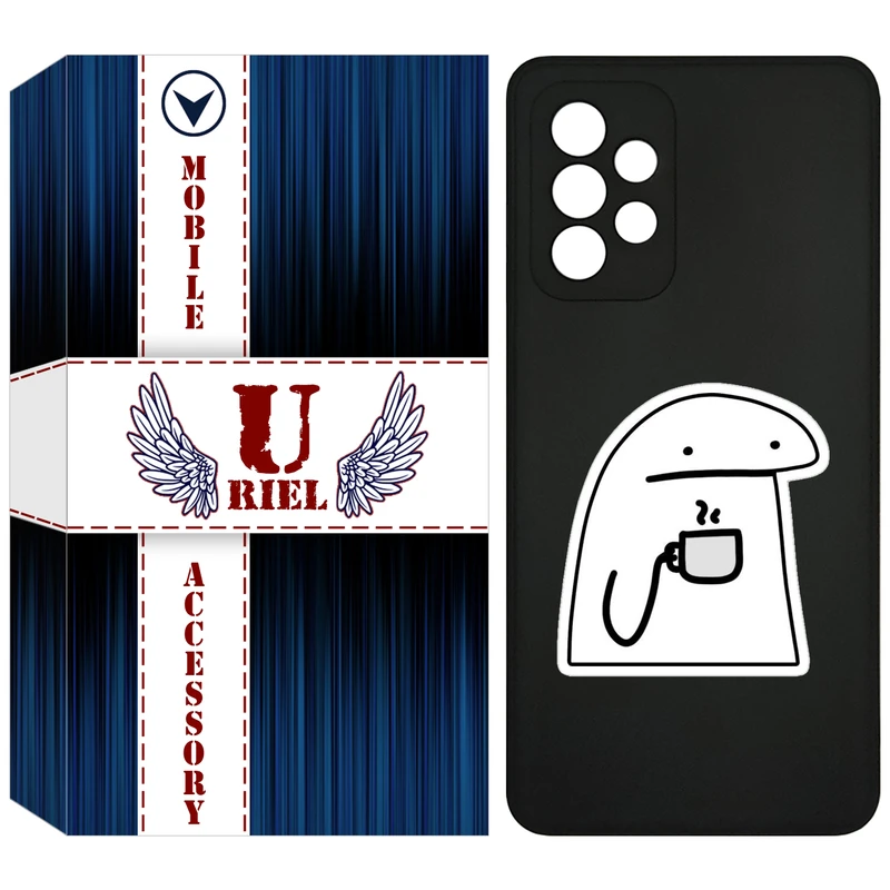 کاور یوریل قاب مدل KSH کد 79 طرح پوکرفیس مناسب برای گوشی موبایل سامسونگ Galaxy A72