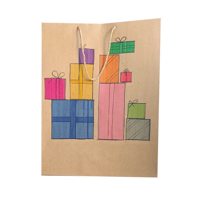پاکت هدیه طرح کادو کد 4