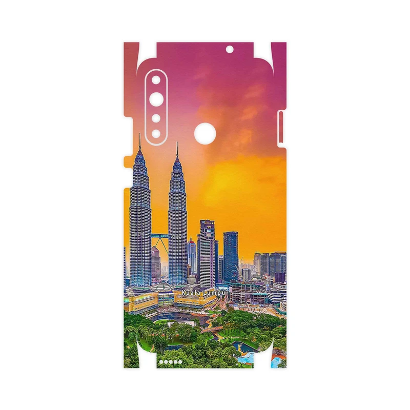 برچسب پوششی ماهوت مدل City of Kuala Lumpur-FullSkin مناسب برای گوشی موبایل جی پلاس P10