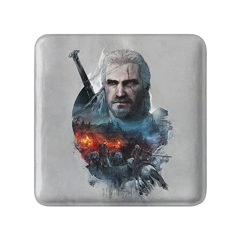 مگنت خندالو طرح گرالت ویچر مدل مربعی کد 30941