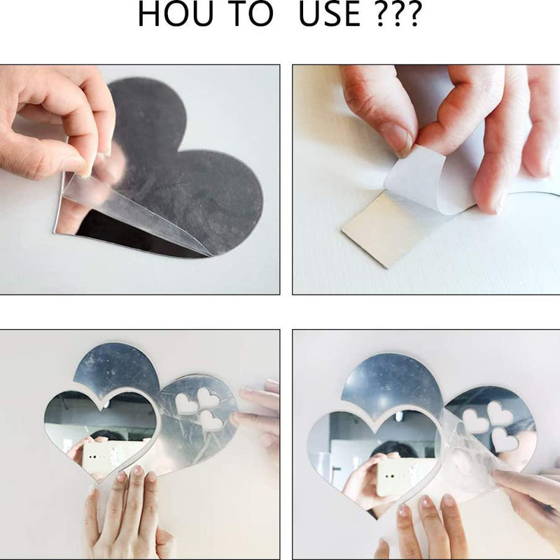 آینه پلکسی گلس مدل گل و گلدان