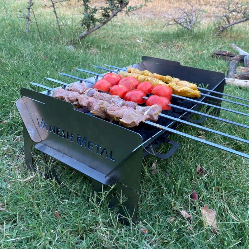 منقل تاشو ونش متال مدل فولادی N13_2 St منقل تاشو ونش متال مدل فولادی N13_2 St